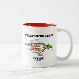 Tasse 2 Couleurs Gènes supertaster à l'intérieur (réplication de l'