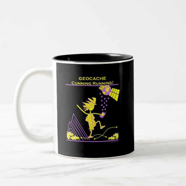 Tasse 2 Couleurs Geocache - fonctionnement adroit (Gauche)