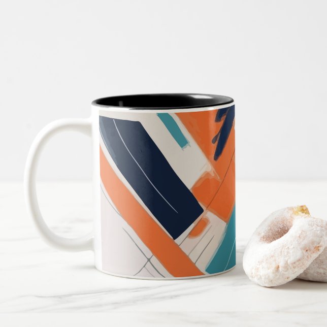 Tasse 2 Couleurs Geometría Atrevida (Avec donut)