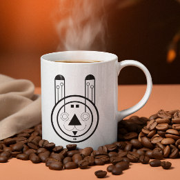 Tasse 2 Couleurs Geometric Usagi Rabbit Zodiac
