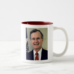 Tasse 2 Couleurs George H. W. Bush 41