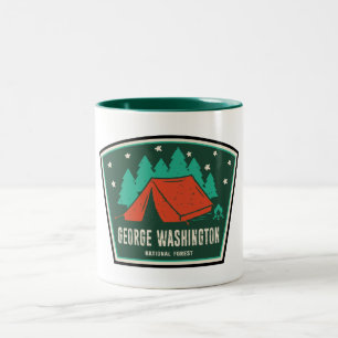 Tasse 2 Couleurs George Washington National Forest Camping
