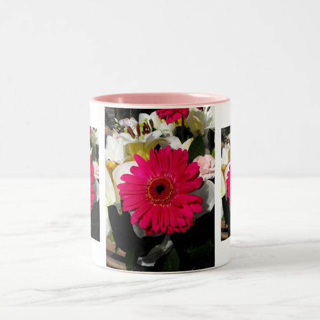 Tasse 2 Couleurs Gerbera (Centre)