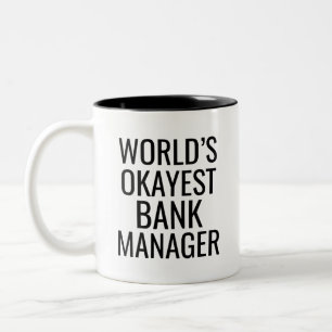 Tasse 2 Couleurs Gestionnaire de la Banque mondiale Okayest