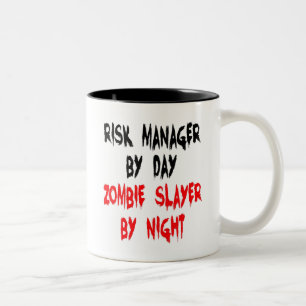 Tasse 2 Couleurs Gestionnaire de risques de couche Zombie