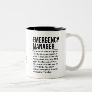 Tasse 2 Couleurs Gestionnaire d'urgence