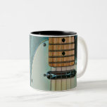 Tasse 2 Couleurs Gift for guitarist boyfriend<br><div class="desc">This vintage guitar artwork is suitable for guitar players who love playing guitar. it can be given as a gift for a boyfriend,  girlfriend,  or dad on a birthday,  father's day,  or valentine's day. The retro design features cool vintage Gift for guitarist boyfriend</div>