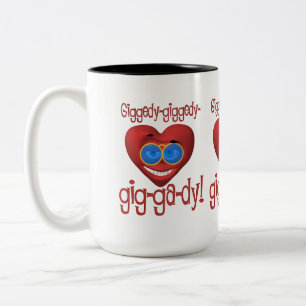 Tasse 2 Couleurs Giggedy Funny Valentine