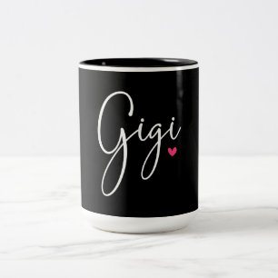Tasse 2 Couleurs Gigi Cadeaux femmes grand-mère cadeaux de Noël p