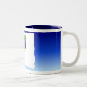 Tasse 2 Couleurs Gigi faisant cuire le bleu