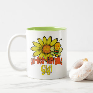 Tasse 2 Couleurs Gigi Tournesol et abeilles incroyables