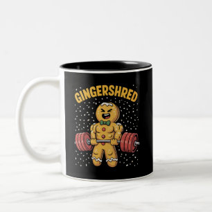 Tasse 2 Couleurs Gingershred Drôle Bonhomme en pain d'épices Gymnas
