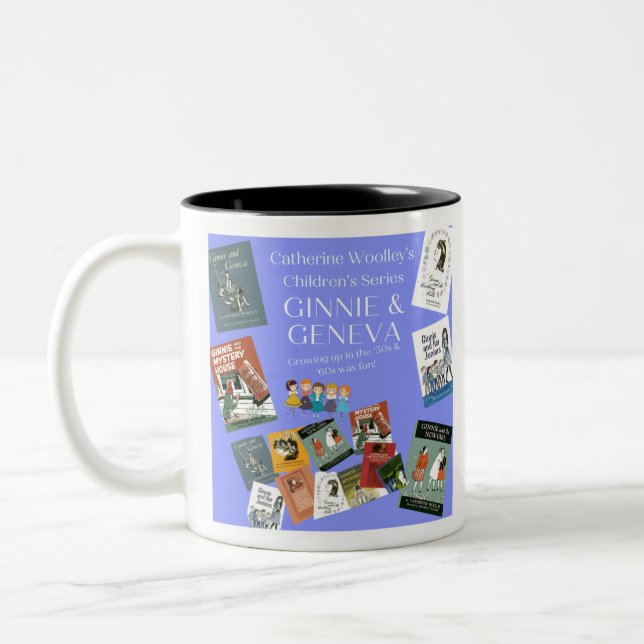 Tasse 2 Couleurs Ginnie & Genève - Série de livres inédits Co. (Gauche)
