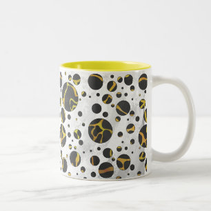 Tasse 2 Couleurs Giraffe Brown et jaune