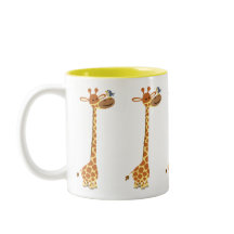 Giraffe De Cartoon Cute Et Ami