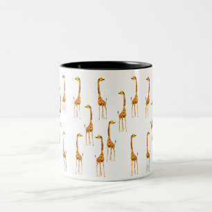 Tasse 2 Couleurs Giraffes