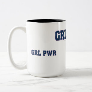 Tasse 2 Couleurs Girl Power - GRL PWR