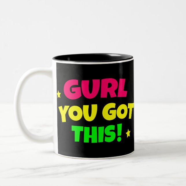 Tasse 2 Couleurs GiRL VOUS AVEZ CECI (Gauche)