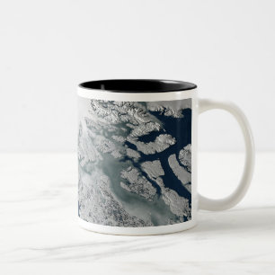 Tasse 2 Couleurs Glace de mer arctique au-dessus de l'Amérique du