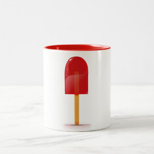 Tasse 2 Couleurs Glace rouge Lolly
