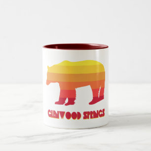 Tasse 2 Couleurs Glenwood Springs Colorado Arc-en-ciel Ours