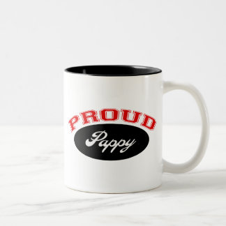 Tasse 2 Couleurs Gluant fier (rouge et noir)