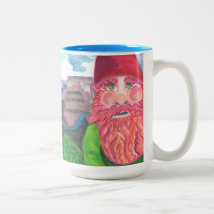 Tasse 2 Couleurs Gnome Selfie