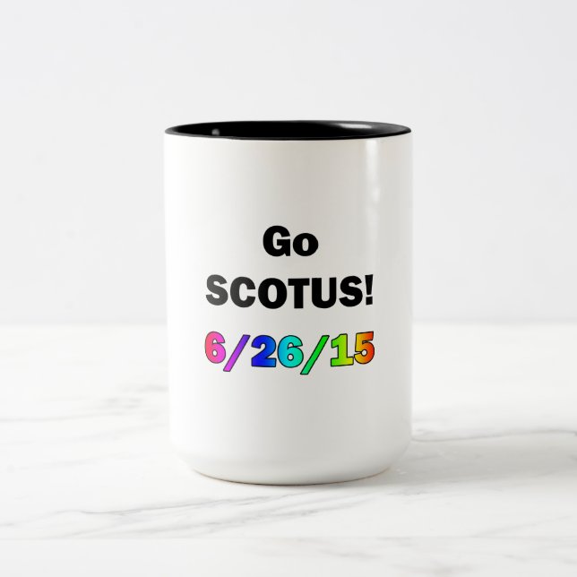 Tasse 2 Couleurs Go SCOTUS (Centre)
