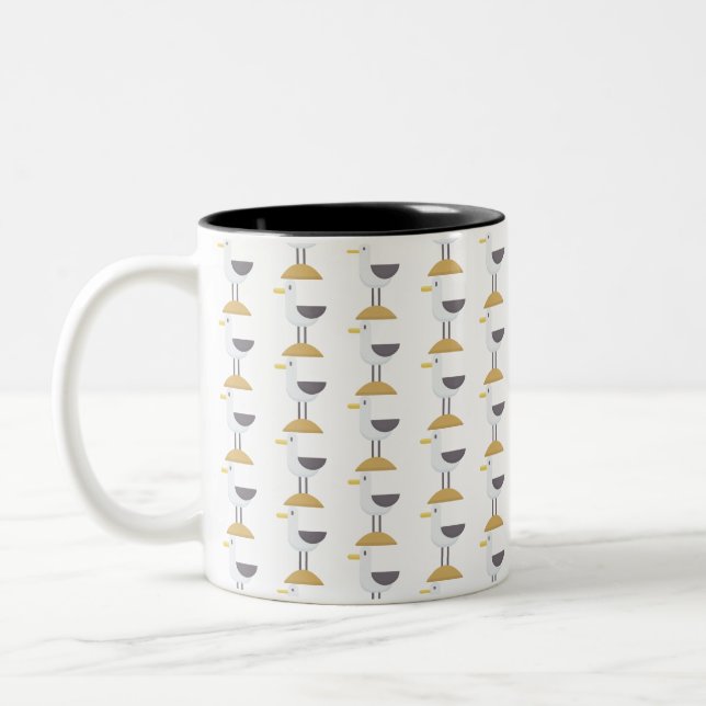 Tasse 2 Couleurs goéland (Gauche)