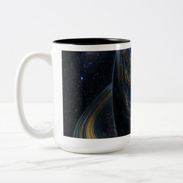 Tasse 2 Couleurs Golden Blue Planet (Gauche)
