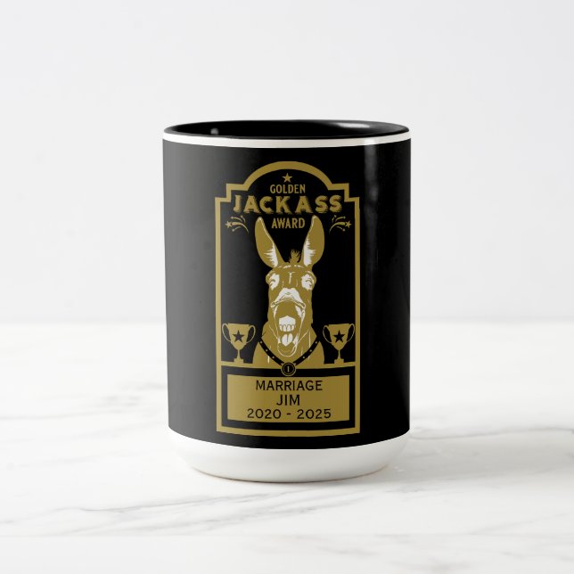 Tasse 2 Couleurs Golden Jackass (Centre)