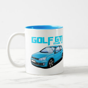 TASSE 2 COULEURS GOLF GTI MK6