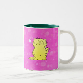 Tasse 2 Couleurs Golf mignon de chaton