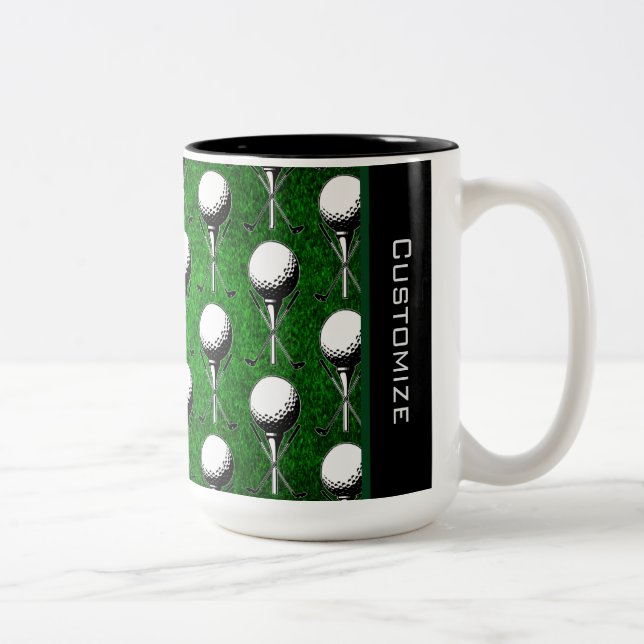Tasse 2 Couleurs Golf personnalisé Tee vert Grass (Droit)