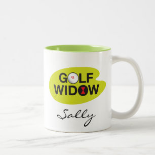 Tasse 2 Couleurs Golf Widow_Badge de Honor_on le green_template