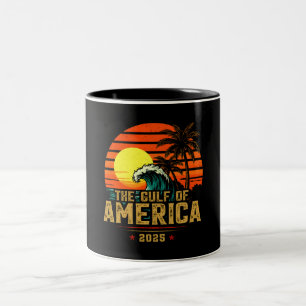 Tasse 2 Couleurs Golfe des USA Amérique Est 2025 Retro Vintage