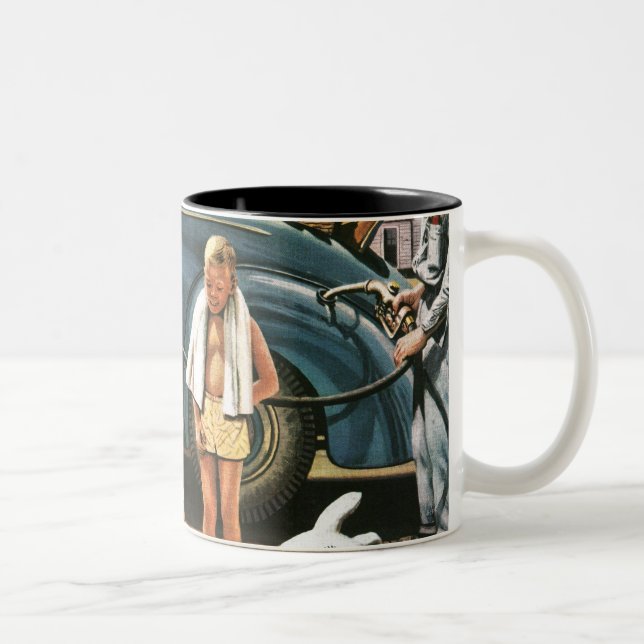 Tasse 2 Couleurs Gonflage du jouet de plage (Droit)