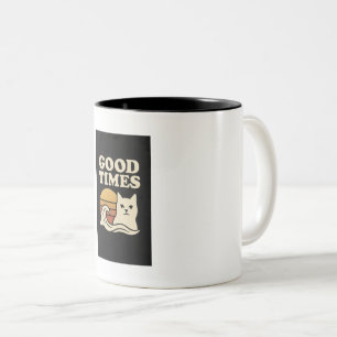 Tasse 2 Couleurs Good Times Retro - Vibes positives Vintages
