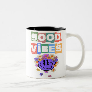 Tasse 2 Couleurs Good Vibes uniquement
