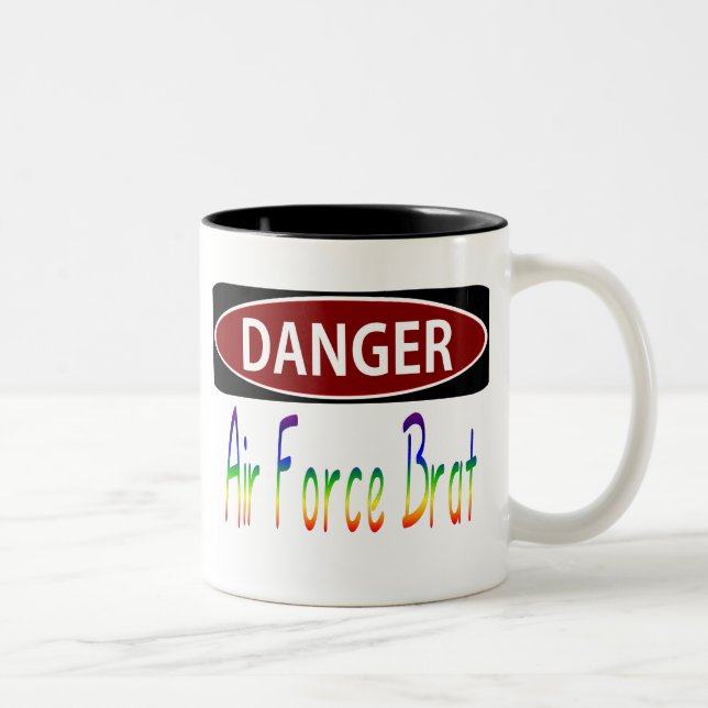 Tasse 2 Couleurs Gosse de force de Dangerair (Droit)