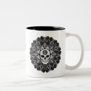 Tasse 2 Couleurs Goth Skull