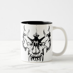 Tasse 2 Couleurs Goth Skull