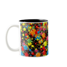 Gouttelettes de peinture Splash Arc-en-ciel PD