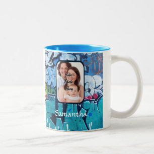 Tasse 2 Couleurs Graffiti personnalisé