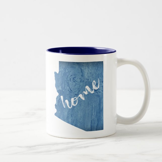 Tasse 2 Couleurs Grain de bois de l'Arizona (Droit)