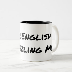 Tasse 2 Couleurs Grammaire drôle
