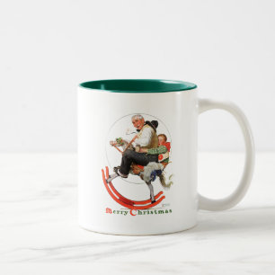 Tasse 2 Couleurs Grampes sur Rocking Horse