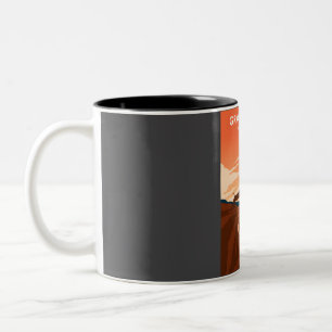 Tasse 2 Couleurs Grand Canyon Vintage Minimal Retro National Park T