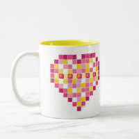 Grand Coeur de Pixel Cupidon