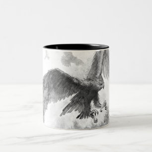 Tasse 2 Couleurs Grand croquis d'Eagles